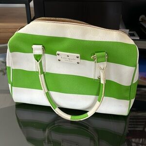 Kate spade designer striped bag